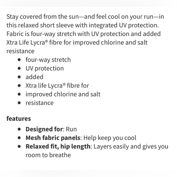 Lululemon Stripe In Stride Short Sleeve Black, size 6 - Picture 5 of 8